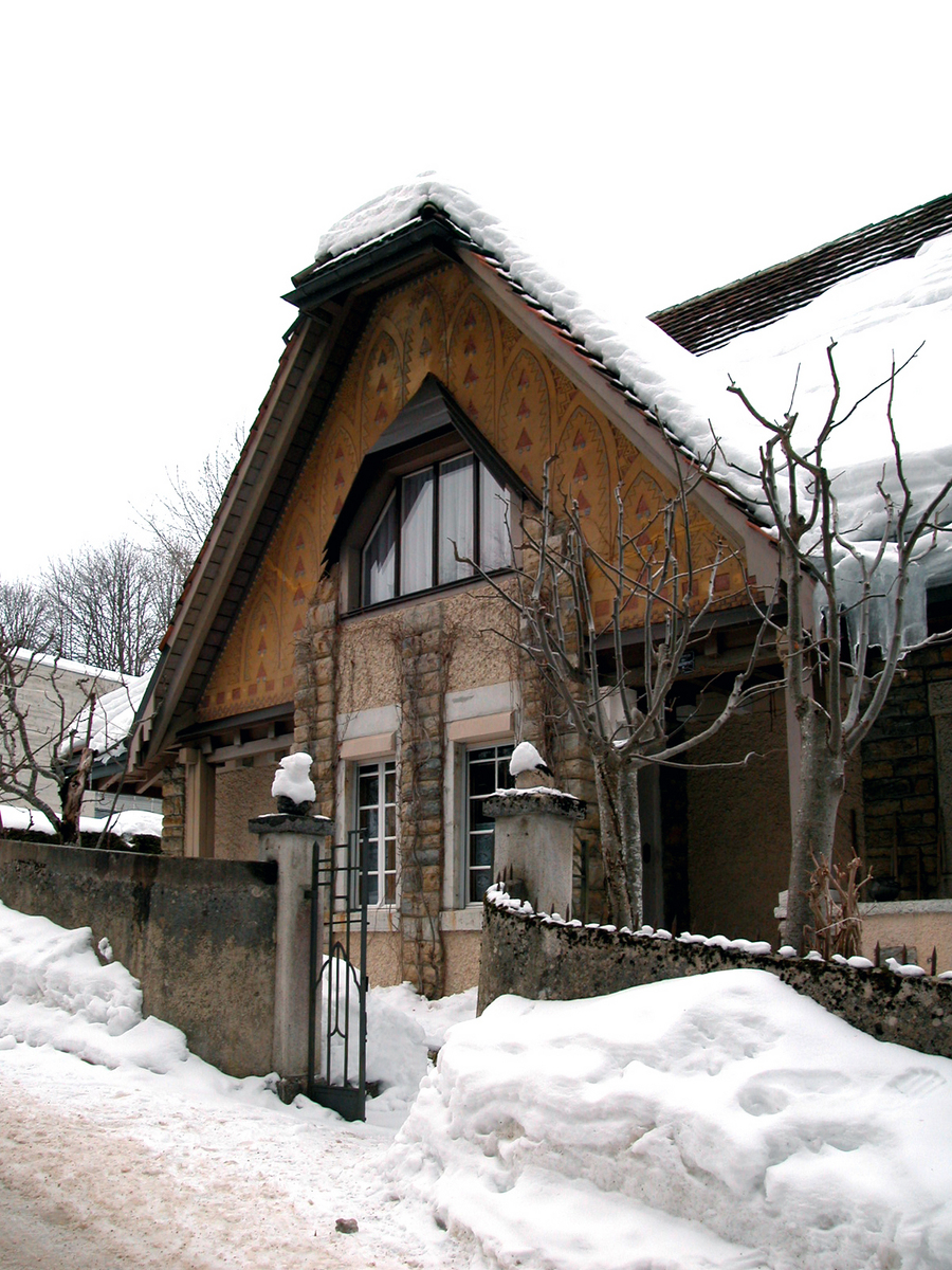 Dự án sinh viên của Le Corbusier, Villa Fallet, một căn nhà gỗ ở La Chaux-de-Fonds, Thụy Sĩ (1905)