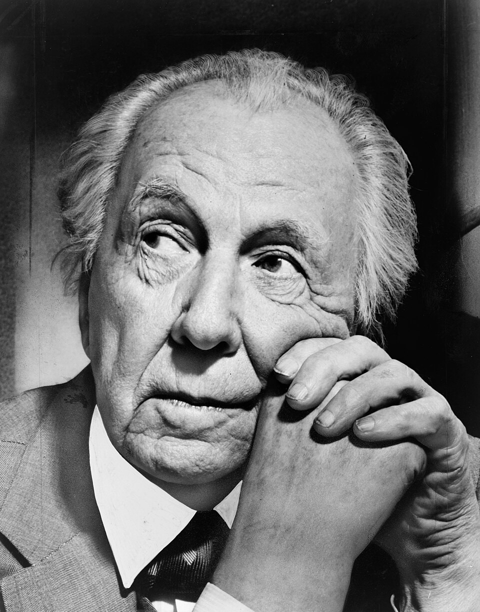Frank Lloyd Wright vào năm 1954